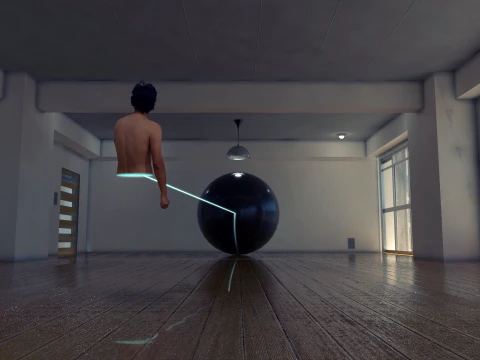GANTZ Room Real-Time Renderable 3D Model