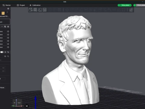Luis Alberto Spinetta 3D Printable Bust Collection 3D Print Model