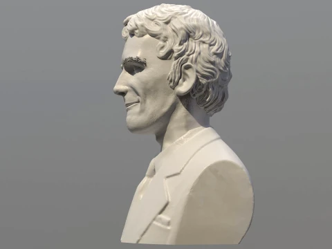 Luis Alberto Spinetta 3D Printable Bust Collection 3D Print Model