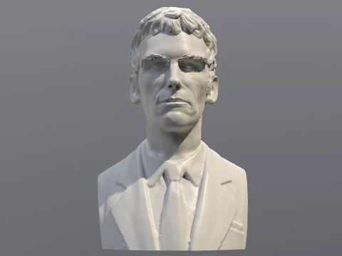 Luis Alberto Spinetta 3D Printable Bust Collection 3D Print Model