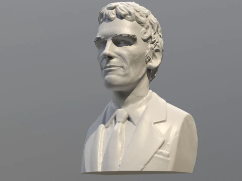 Luis Alberto Spinetta 3D Printable Bust Collection 3D Print Model