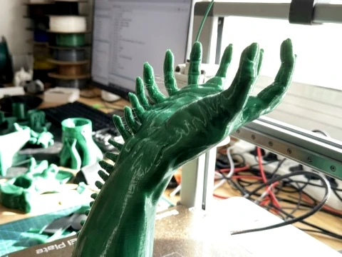 Los Manos de el eternauta Fan Art 3D Printable Figure 3D Print Model