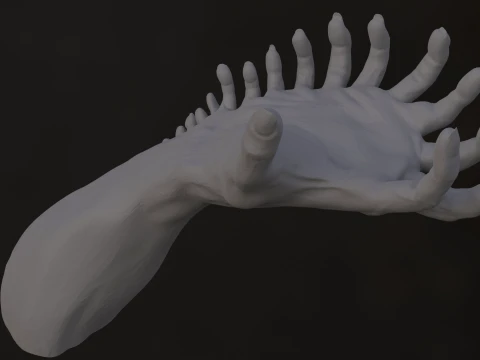 Los Manos de el eternauta Fan Art 3D Printable Figure 3D Print Model