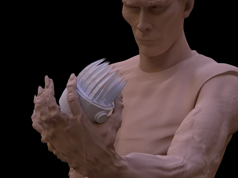 Los Manos de el eternauta Fan Art 3D Printable Figure 3D Print Model