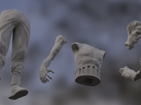 Los Manos de el eternauta Fan Art 3D Printable Figure 3D Print Model