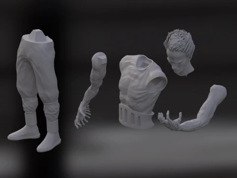 Los Manos de el eternauta Fan Art 3D Printable Figure 3D Print Model