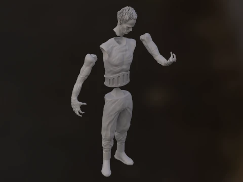 Los Manos de el eternauta Fan Art 3D Printable Figure 3D Print Model