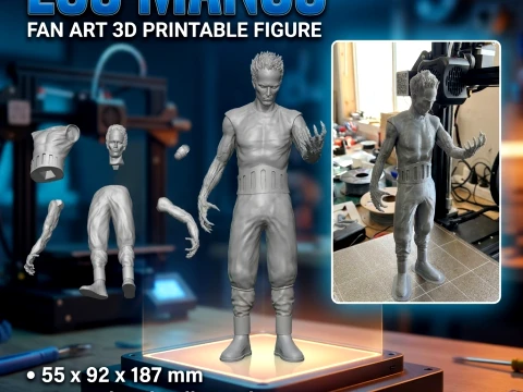 Los Manos de el eternauta Fan Art 3D Printable Figure 3D Print Model