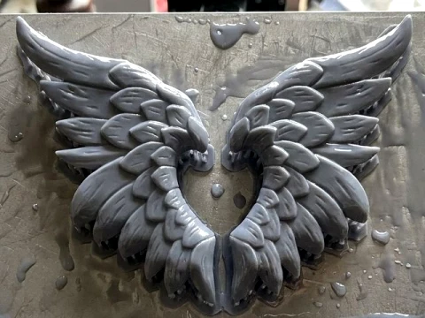 Heart Wings 3D Printable Ornament 3D Print Model