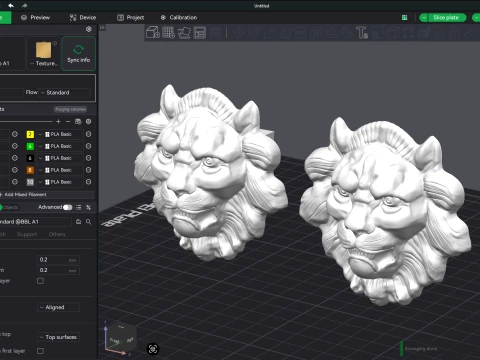 Lion belt buckle Printable 3D Print Model