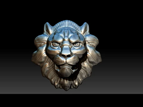 Lion belt buckle Printable 3D Print Model