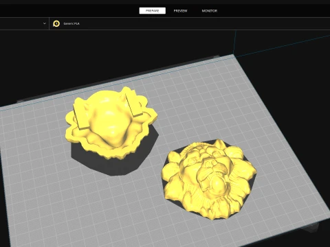 Lion belt buckle Printable 3D Print Model