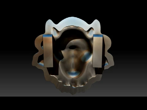 Lion belt buckle Printable 3D Print Model