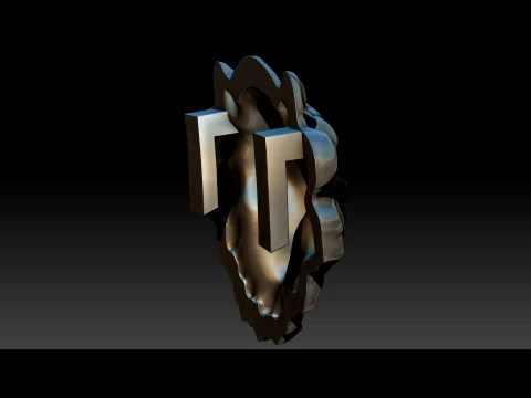 Lion belt buckle Printable 3D Print Model