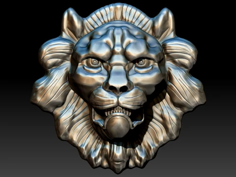 Lion belt buckle Printable 3D Print Model