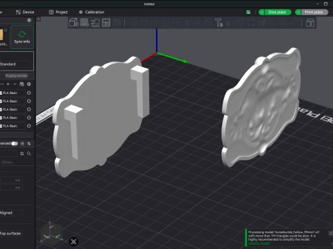 Horse belt buckle Printable 3D Print Model