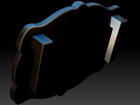 Horse belt buckle Printable 3D Print Model