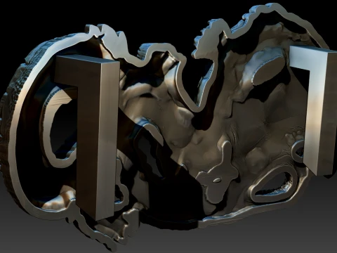 Dragon belt buckle Printable 3D Print Model