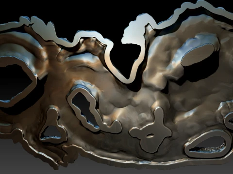 Dragon belt buckle Printable 3D Print Model