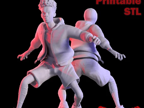 Miles Morales Across the SpiderVerse Printable 3D Print Model