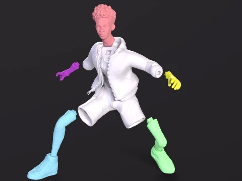 Miles Morales Across the SpiderVerse Printable 3D Print Model