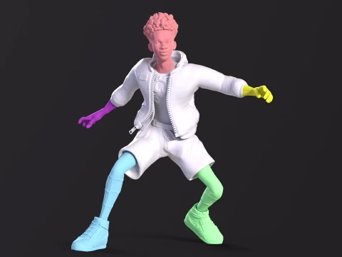 Miles Morales Across the SpiderVerse Printable 3D Print Model