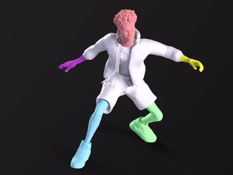 Miles Morales Across the SpiderVerse Printable 3D Print Model
