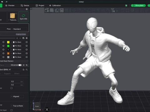 Miles Morales Across the SpiderVerse Printable 3D Print Model