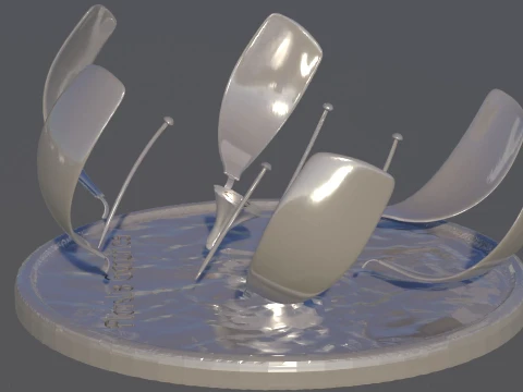 Floralis Generica Printable 3D Print Model