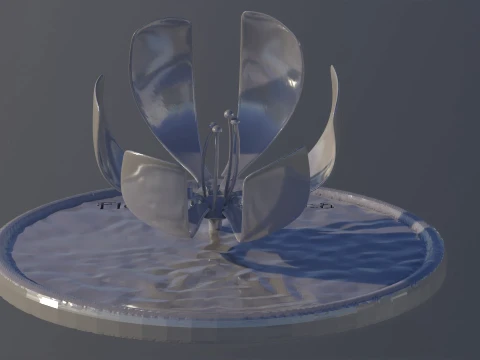 Floralis Generica Printable 3D Print Model