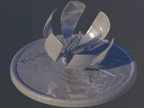 Floralis Generica Printable 3D Print Model