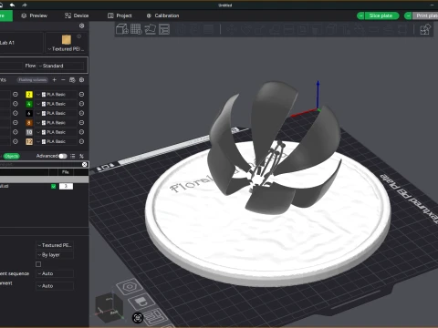 Floralis Generica Printable 3D Print Model