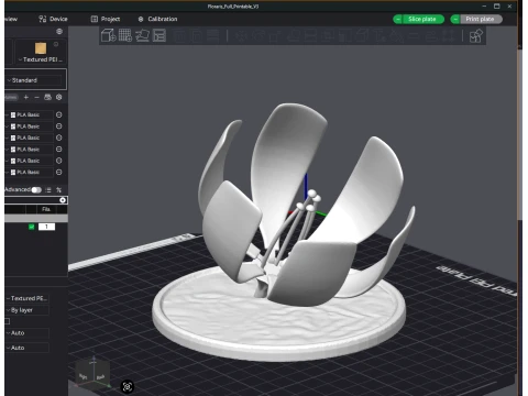 Floralis Generica Printable 3D Print Model