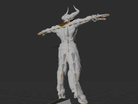 Lord of Darkness fan art from Legend renderable 3D Model