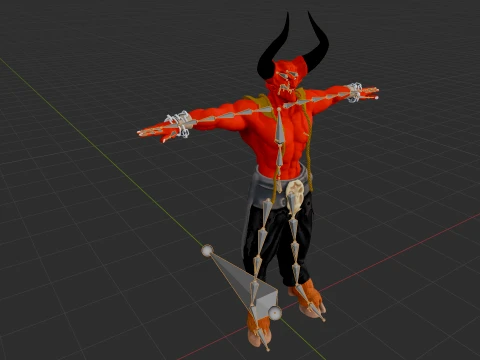 Lord of Darkness fan art from Legend renderable 3D Model