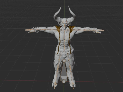 Lord of Darkness fan art from Legend renderable 3D Model