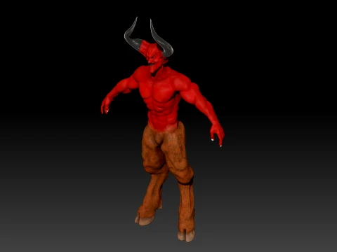 Lord of Darkness fan art from Legend renderable 3D Model
