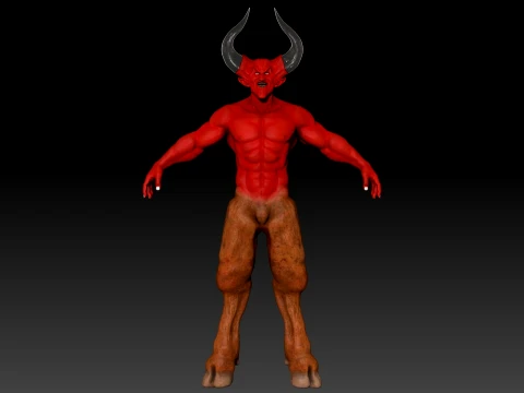 Lord of Darkness fan art from Legend renderable 3D Model