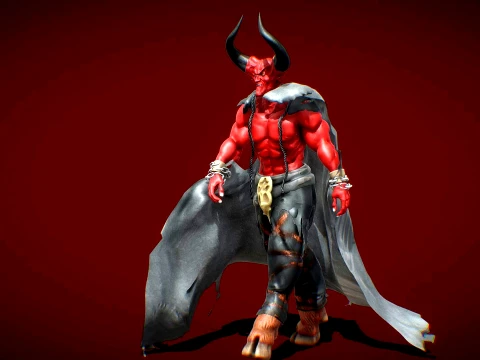 Lord of Darkness fan art from Legend renderable 3D Model