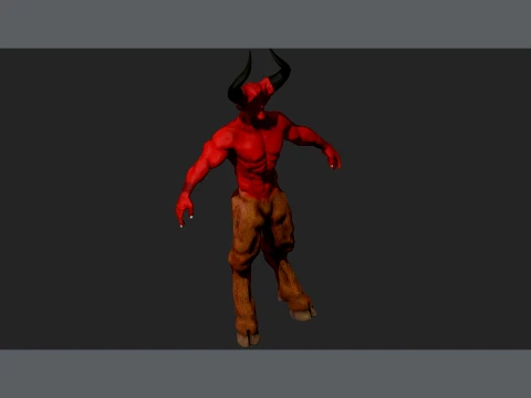 Lord of Darkness fan art from Legend renderable 3D Model