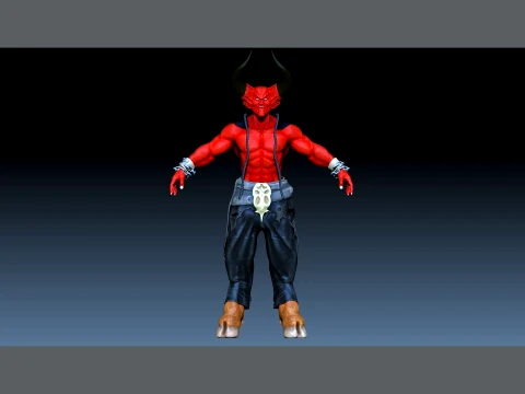 Lord of Darkness fan art from Legend renderable 3D Model