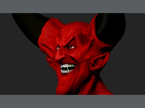 Lord of Darkness fan art from Legend renderable 3D Model