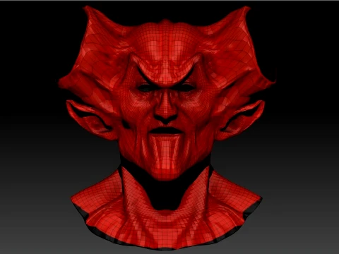 Lord of Darkness fan art from Legend renderable 3D Model