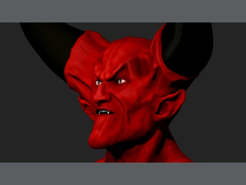 Lord of Darkness fan art from Legend renderable 3D Model