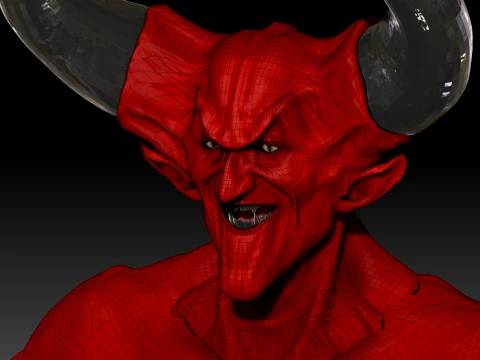 Lord of Darkness fan art from Legend renderable 3D Model