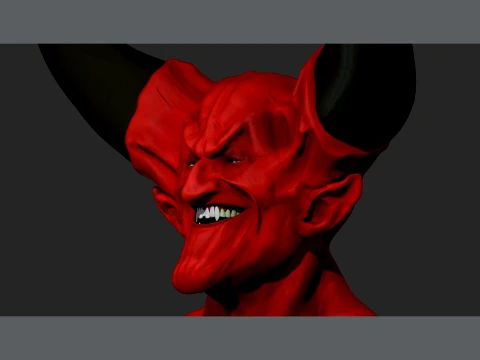 Lord of Darkness fan art from Legend renderable 3D Model