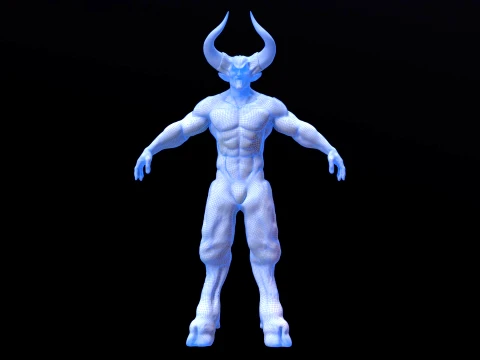 Lord of Darkness fan art from Legend renderable 3D Model