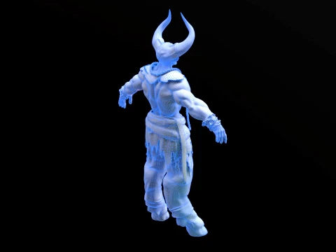 Lord of Darkness fan art from Legend renderable 3D Model