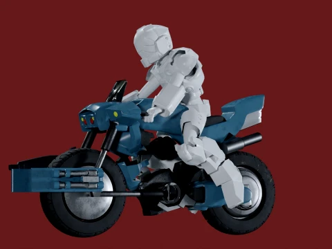 Robotech Veritech Cyclone VR-052 Battler Real-Time 3D Model