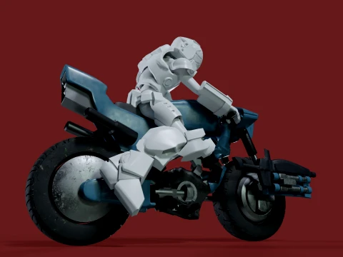 Robotech Veritech Cyclone VR-052 Battler Real-Time 3D Model